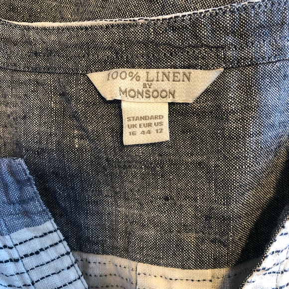 SOLD 100% linen by MONSOON midi dress / tunic - Picture 5 of 5